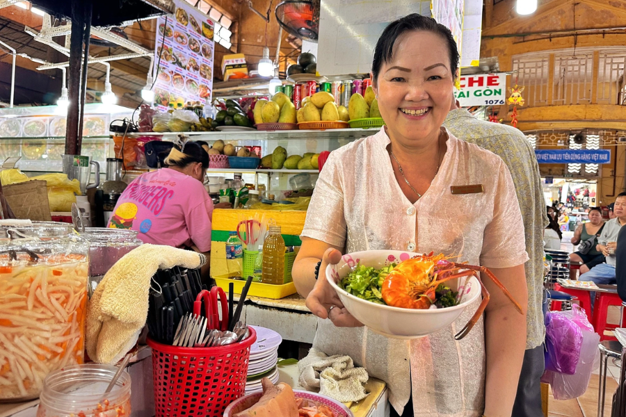 “Bún tôm” - Shrimp noodle soup